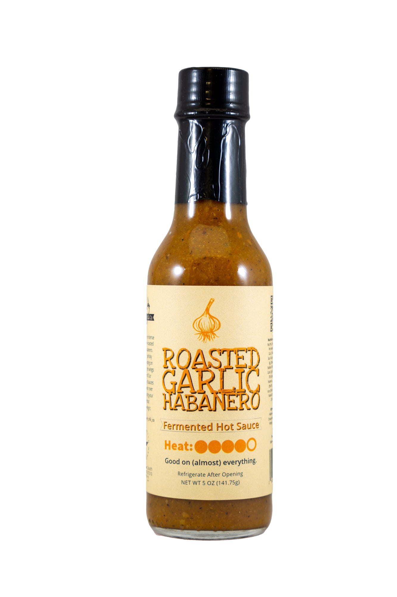 Roasted Garlic Habanero Fermented Hot Sauce