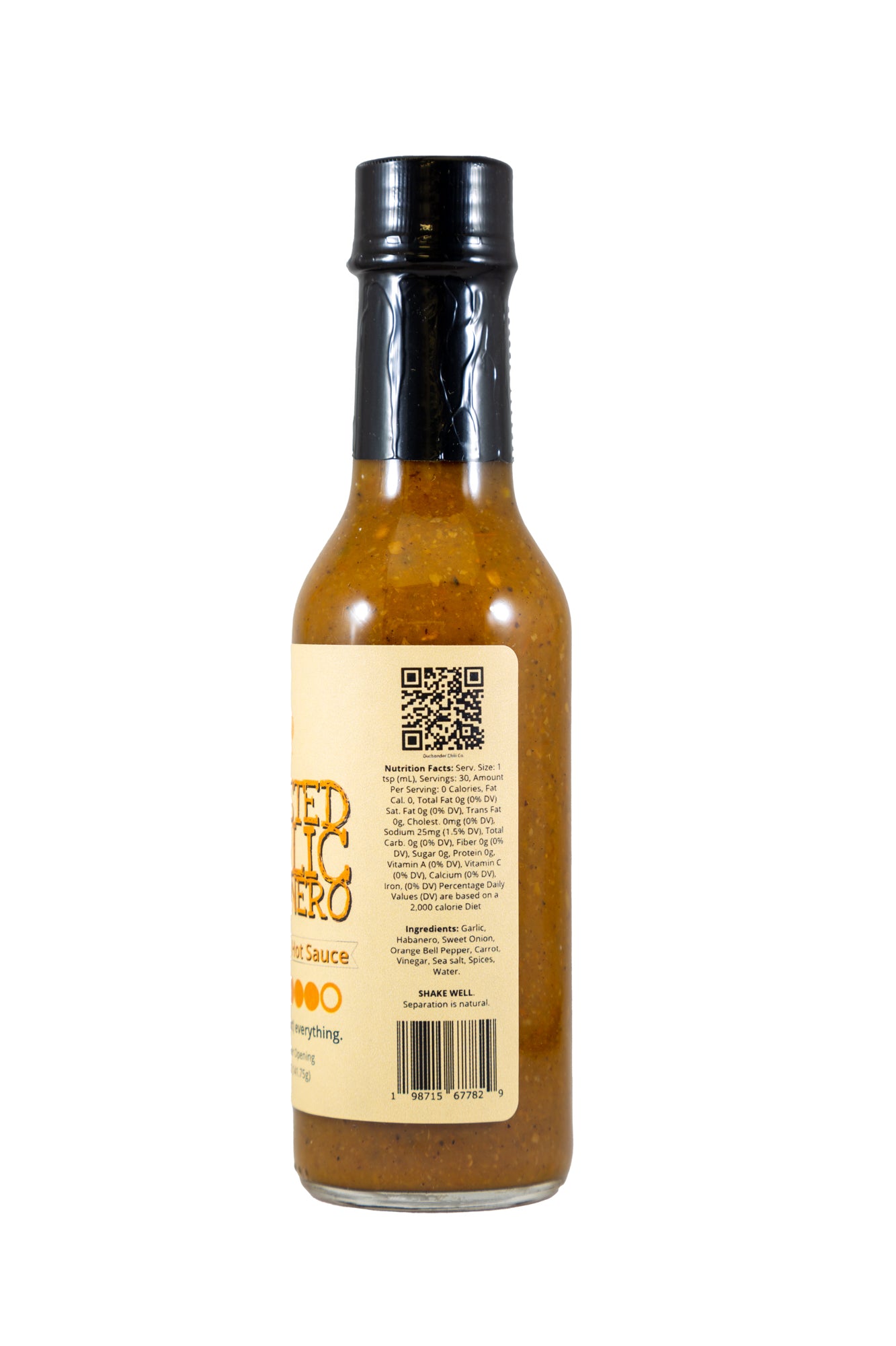 Roasted Garlic Habanero Fermented Hot Sauce