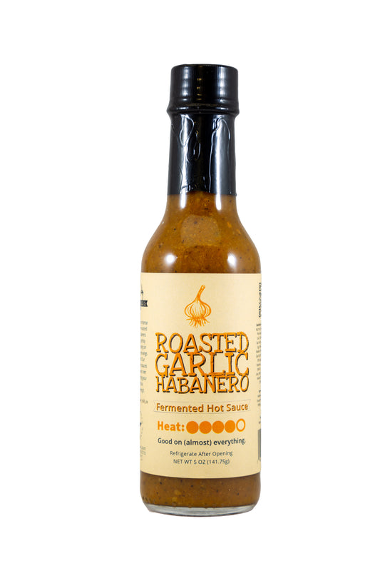 Roasted Garlic Habanero Fermented Hot Sauce