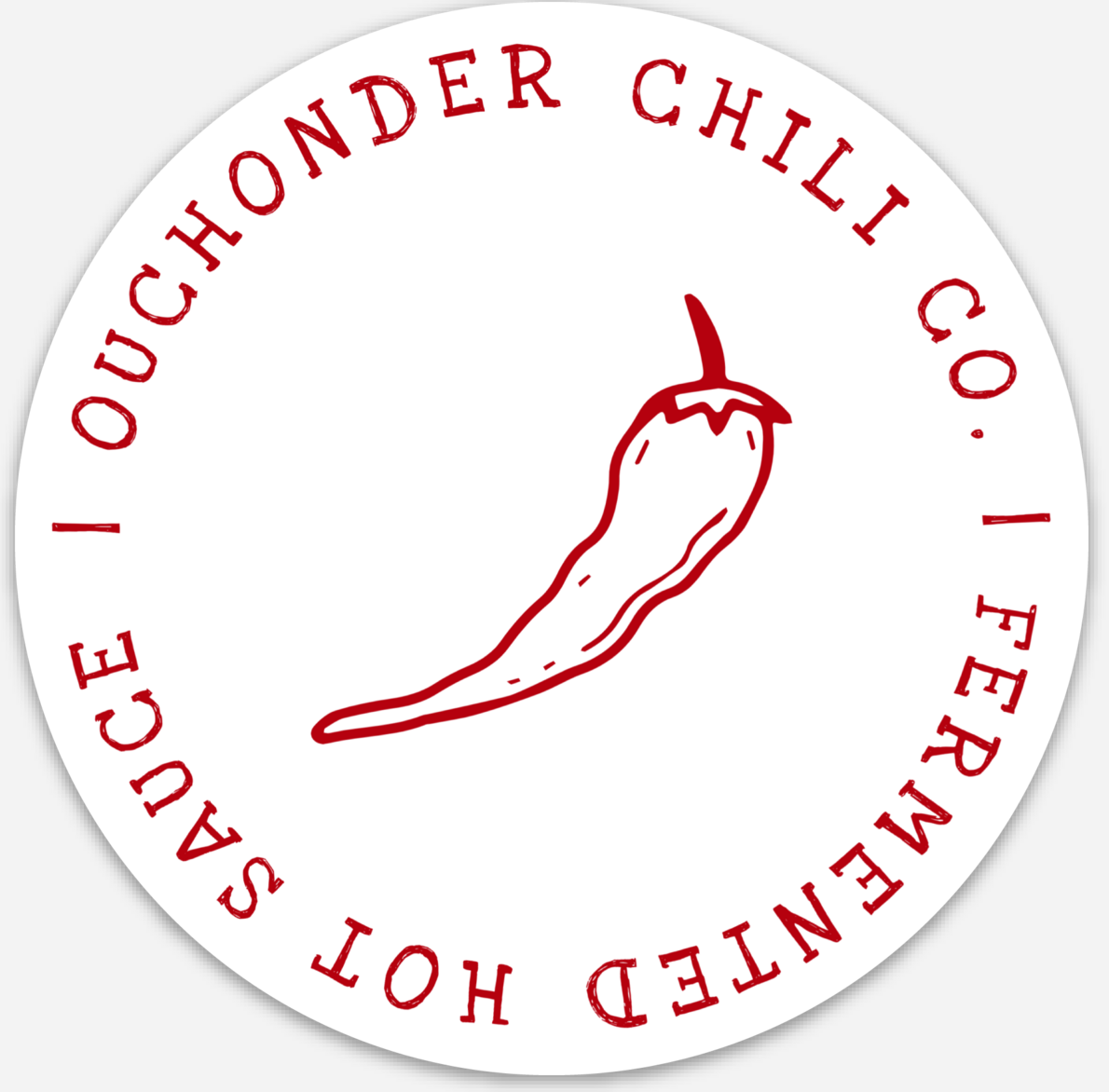 Ouchonder Logo Button Pin 1.25"